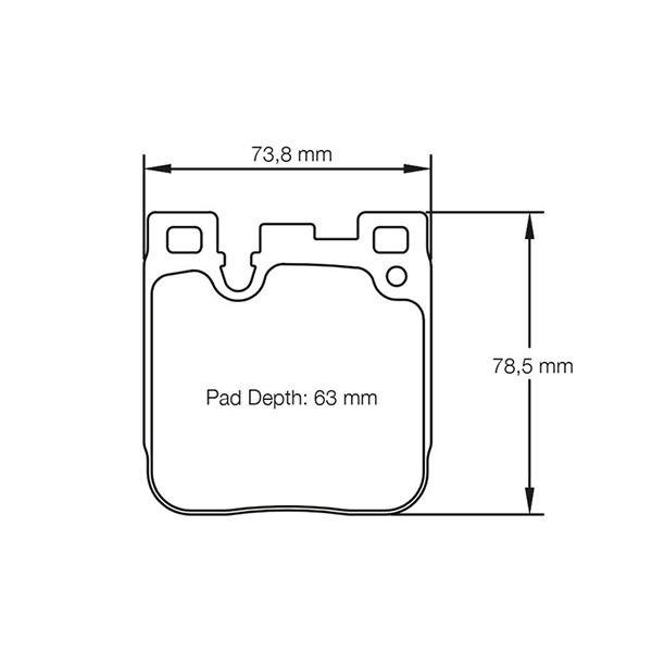S4933R29001 RSL29 Brake Pads Shape 4933 Braking Replacement Spare By Pagid RS