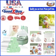 Disposable Potty Chair Liners 100 Pack with Drawstring for Kids and Pets, 44x...