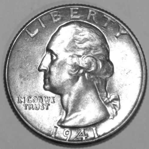 1941-P Washington Silver Quarter - BU - #7785D