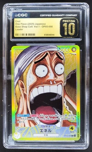 2025 ONE PIECE JP ENEL LEADER OP05-098 CGC 10 PRISTINE C PT