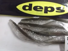 Deps Sakamata Shad 4 inch Darting Soft Fluke Jerkbait Silver Shiner