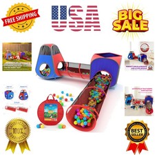 4pc Pop Up Play Tent and Tunnel Bundle for Toddlers and Kids - Indoor  Outdo...