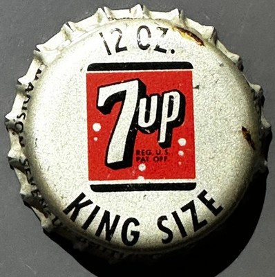 Vintage 7UP King Size 12 Oz. Cork Soda Bottle Cap - Madison, Wisconsin