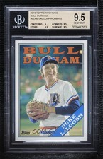 2016 Topps Archives Bull Durham Tim Robbins Nuke LaLoosh BGS 9.5 GEM MINT 8k3