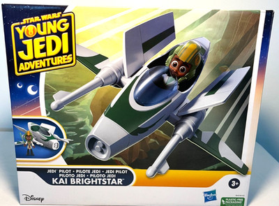 NEW!  Disney Star Wars Young Jedi Adventures Kai Brightstar Vehicle Sealed Box