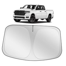 XHRING Windshield Sun Shade Sunshade Compatible with Dodge RAM 1500 2026 2025