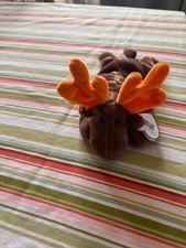 Ty Beanie Babies "Chocolate" The Moose 1993 Plush Toy New Original Tag 8"