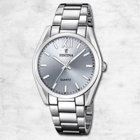 Festina Damenuhr Edelstahl Silber Festina Boyfriend Armbanduhr UF20622/J