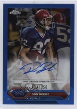 2023 Composite Topps Chrome Blue Refractor 14/150 Don Beebe #TCA-DBE Auto pl8