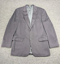 Jos A Bank Cashmere Navy Blue Sport Coat Men's 42 Long