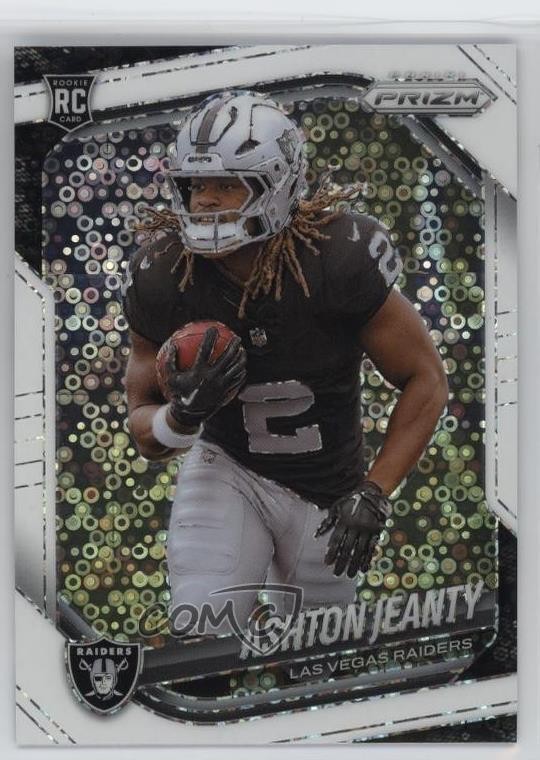 Ashton Jeanty Panini Prizm #315 White Disco