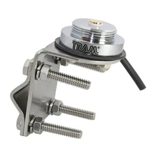 TRAM® Stainless Steel NMO Mirror Mount Single Groove w/17ft Cable and PL-259