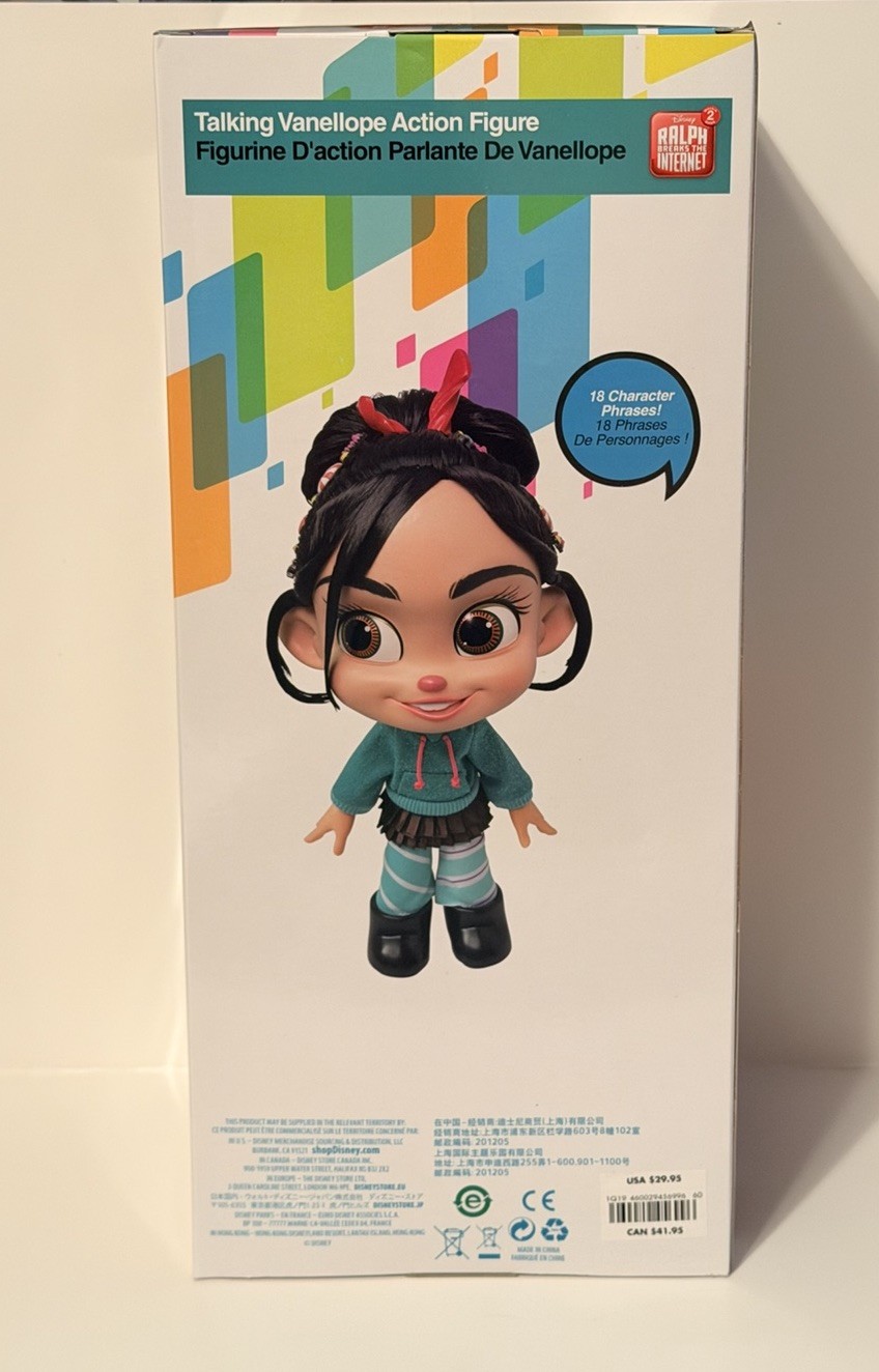 Disney Raph Disney Store Wreck-It Ralph 2 Talking Vanellope Action Figure - NEW | eBay