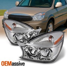 Fit 2002-2007 Buick Rendezvous Headlights Headlamps Lr Replacement 2004 2005
