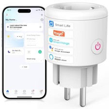 SURFOU Presa Smart Intelligente WiFi, Timer Presa Elettrica Compatibile con Alex