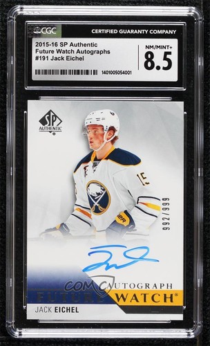 Jack Eichel [Limited] #191 2015 SP Authentic card