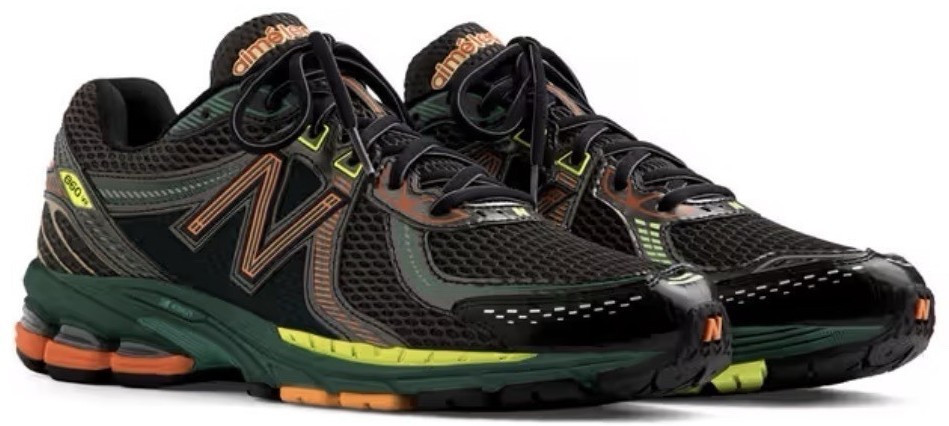 Aimé Leon Dore x New Balance 860v2 Black Green Orange for Sale
