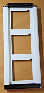 Terraneo 2253 ws 3‑Modul Trägerplatte – BTicino – Original Ersatzteil