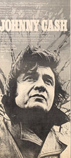 JOHNNY CASH vintage 1973 UK ADVERT ANY OLD WIND THAT BLOWS