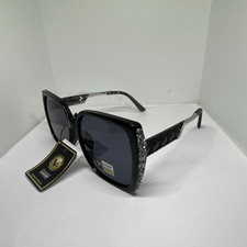 VG Bling Designer Luxury Oversized Square Sunglasses NWT UV400 Protection