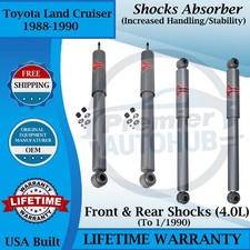Kyb Oem Front Rear Shocks 1988-1990 Toyota Land Cruiser Lifetime Warranty Kyb Oem Front Rear Shocks 1988-1990 Toyota Land Cruiser Lifetime Warranty