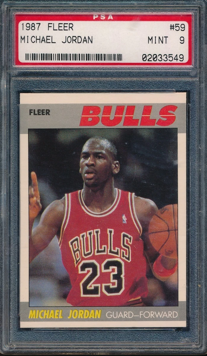 Fleer Michael Jordan 9 Graded Basketball Sports Trading Cards