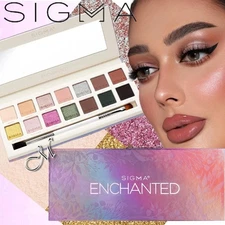 Sigma Beauty Enchanted Eyeshadow Palette* w/Brush~12 Duochrome Shades NIB 17.3g