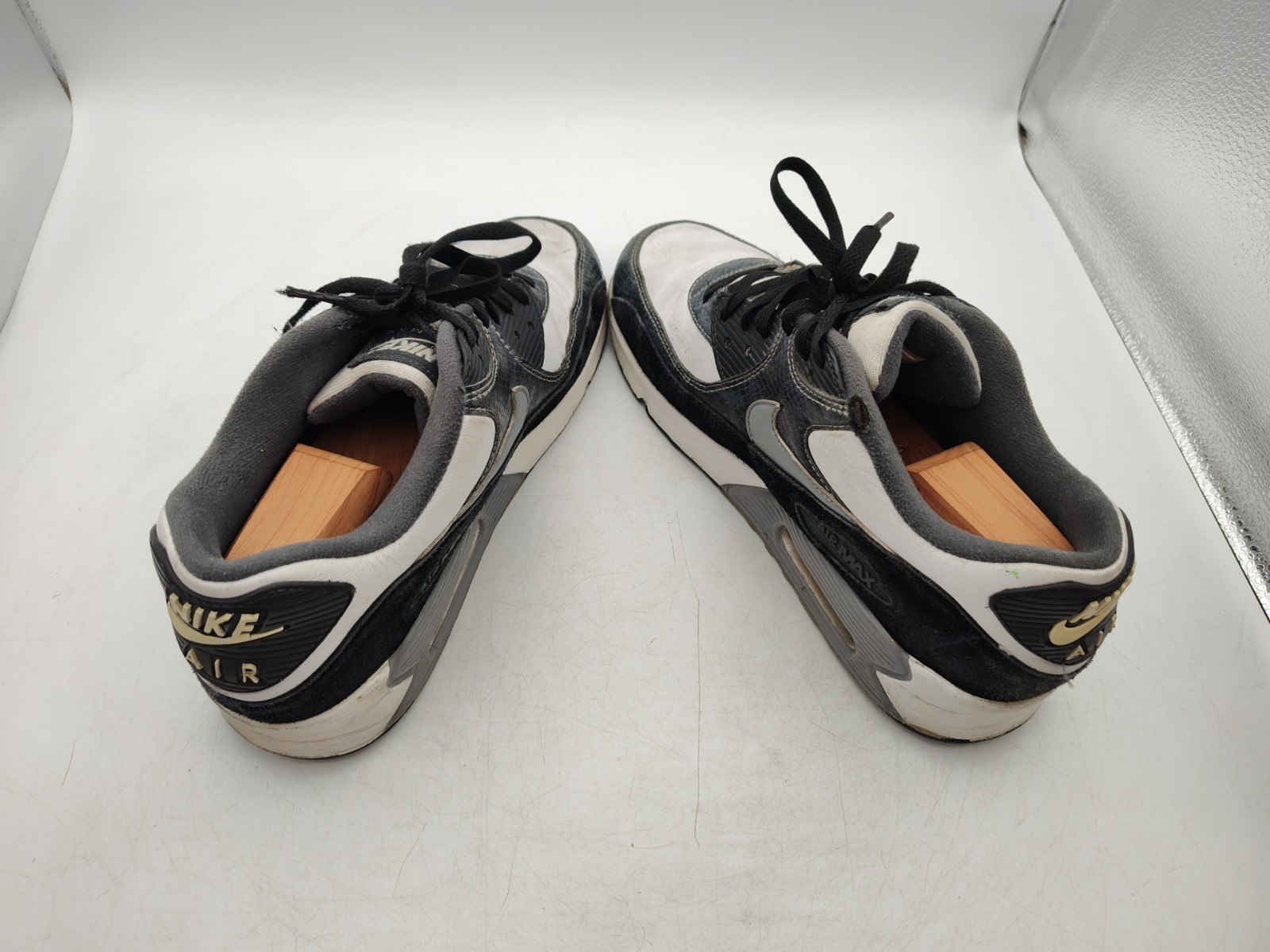 NIKE-AIR MAX 90-PYTHON-WHITE/GRAY-ANTHRACITE-SHOE… - image 7