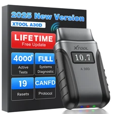 XTOOL A30D OBD2 Scanner Bidirectional All System Diagnostic Scan Tool 19+ Resets