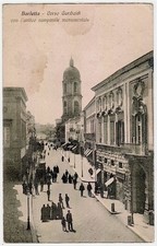 Barletta BT - Corso Garibaldi con l'antico campanile