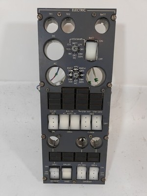BAE 146 Flugzeug Cockpit Overhead Pilot Elektro Elektronik Panel Simulator 