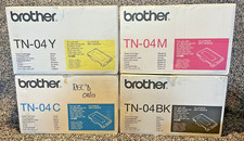 Genuine Brother Toner Set TN-04Y, TN-04M, TN-04C, TN-04BK