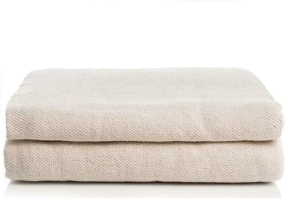 Bâche anti-poussière en coton de 3.7x2.7m pour protection de chantier