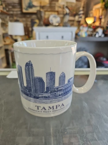 Starbucks Coffee Tampa Florida 18 oz Mug City Architect Series 2007