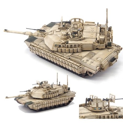 Hardened 1/72 US M1A2 SEP Abrams TUSK II Main Battle Tank Finished Colored Model