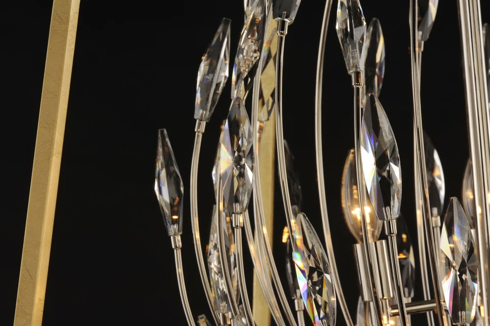 Araña vela cónica Maxim 32406BC ramo 6 luces 25" W - níquel pulido / Foto 2 de 4