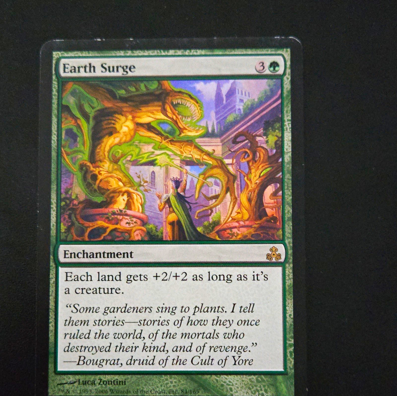 Magic: The Gathering Earth Surge Guildpact #84 Regular English Enchantment