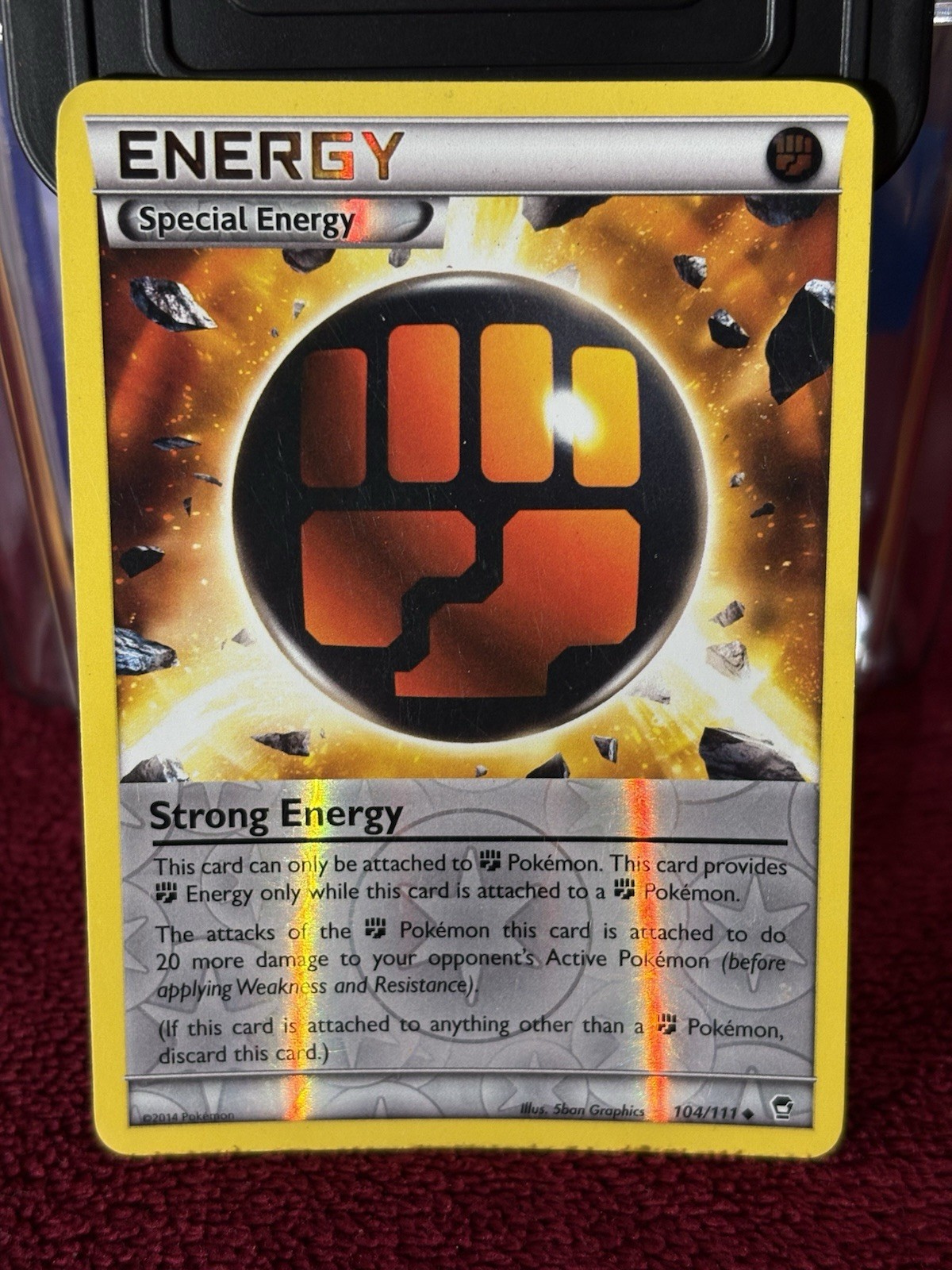 Pokemon Card Strong Energy 115/124 Fates Collide Reverse Holo