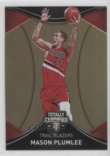 2016-17 Panini Totally Certified Gold 8/10 Mason Plumlee #13 2d0