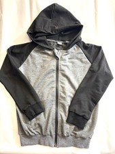 NWOT UNISEX/Boy's/KIDS HOODIE Size 8 130 BLACK/GRAY-poly-kids