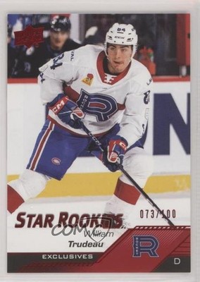 2022-23 Upper Deck AHL Star Rookies Exclusives 73/100 William Trudeau #134 1l80