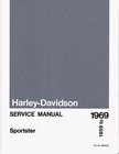1969 Harley Davidson Sportster Ironhead 883 XLH Service Repair Manual