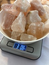 Natural Himalayan Salt Chunks: 3 Lbs - 17 Pieces, Pink Sea Salt Rock Crystals