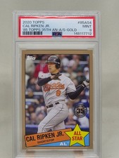 2020 Topps Cal Ripken Jr Gold /50 PSA 9 1985 Topps All Star Orioles HOF