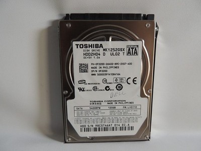 Toshiba Laptop Hard drive 120GB 2.5  SATA Interface (Formatted and Tested) 56101