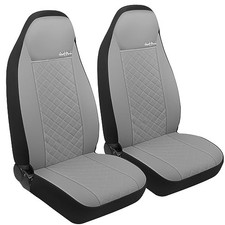 Front Seat Covers for Bucket Seats, Faux Leather Seat Covers Seat cover Grey