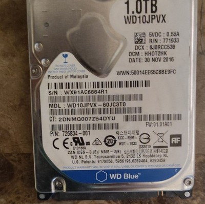 Western Digital Wd Blue 1 тб Wd10jpvx — купить недорого, цены