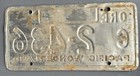 Vintage 60 OR Trailer Coach License Plate 1960 Oregon C2-436 Pacific Wonderland — photo 2