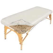Lufyzora PU Leather Massage Table Cover 70" x 30" Rectangular , White