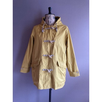 Seasalt Seafolley Jacket Women s Size S Yellow Tin Cloth Raincoat